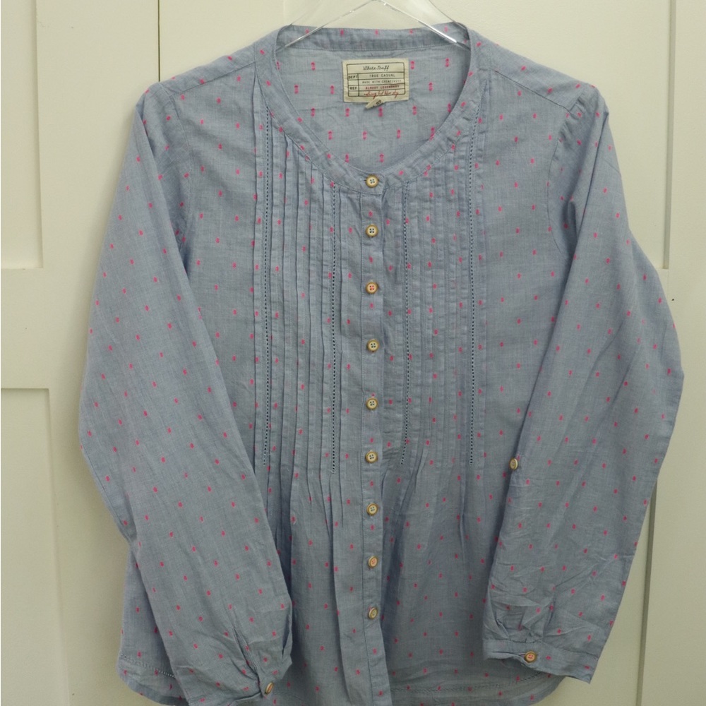Preppy Lightweight Work Blouse Ladies Size 8